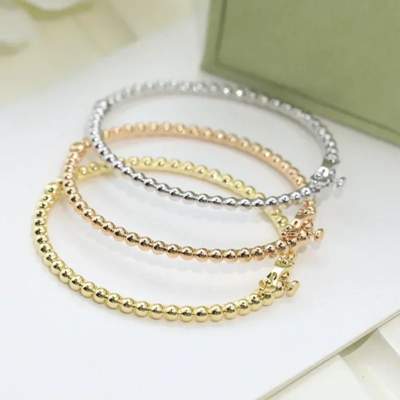 

SFE 925 Sterling Silver High Quality Fashion Exquisite Bead Bracelet Ladies Temperament Luxury Jewelry Gift To Friends