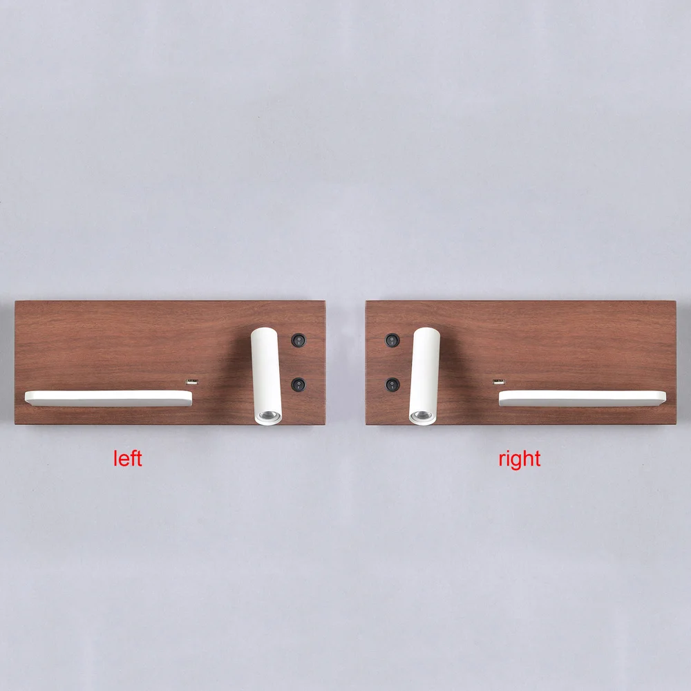 Imagem -05 - Sandyha-modern Wall Sconce Led Lamp Carregador sem Fio Usb Luminárias Internas para Quarto de Leitura Luz Noturna Multifunções