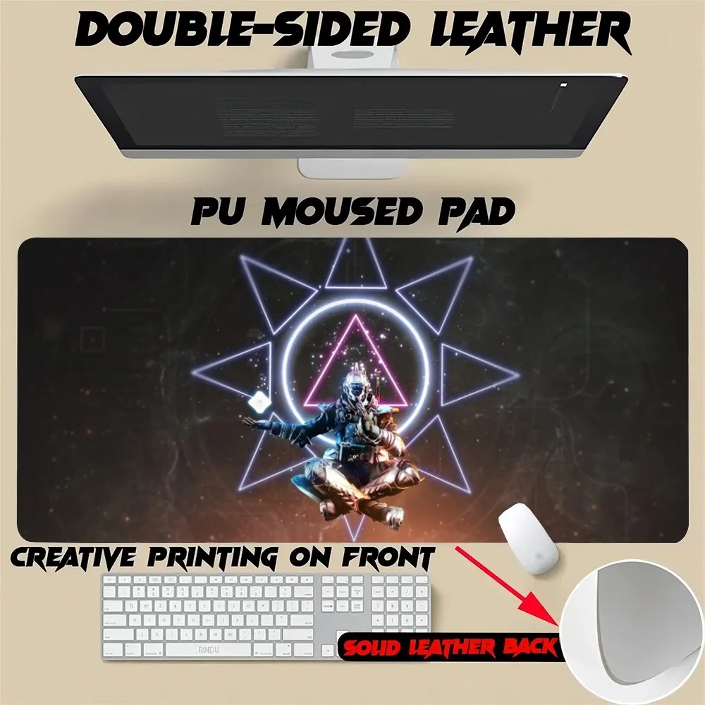 Destiny 2 The Final Shape Mouse Pad Gamer Office Mouse Pad Size For Office Mat Desk Waterproof Table Mat Gameing PU Leather XXL