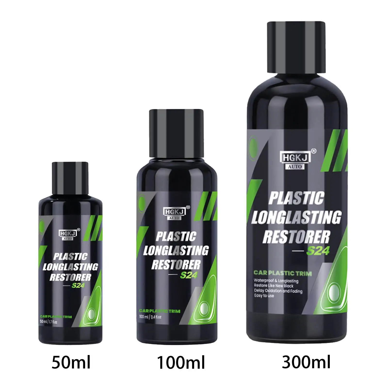 Plastic Renovation Renovator Long Lasting Gloss Polish for Car Plastic Parts Repair Refreshing Cleaner Plastic Coating Restorer