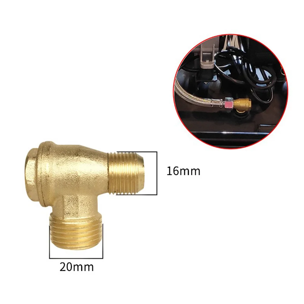 20x16mm Check Valve Gold Quick And Easy Installation With Thread Connections 16x14mm High Performance High Reliability