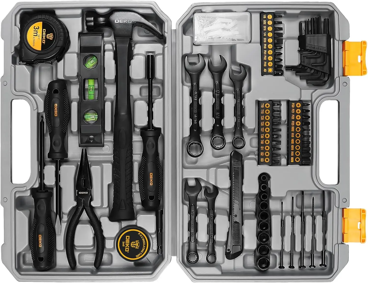 

Tool Kit Set Box Home Repair Tools Basic Hand Toolbox Sets 148Piece