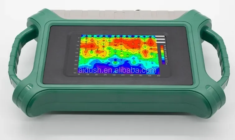 Upgrading  new version ADMT-300S-X 3D Touch screen type water detector underground/water detector