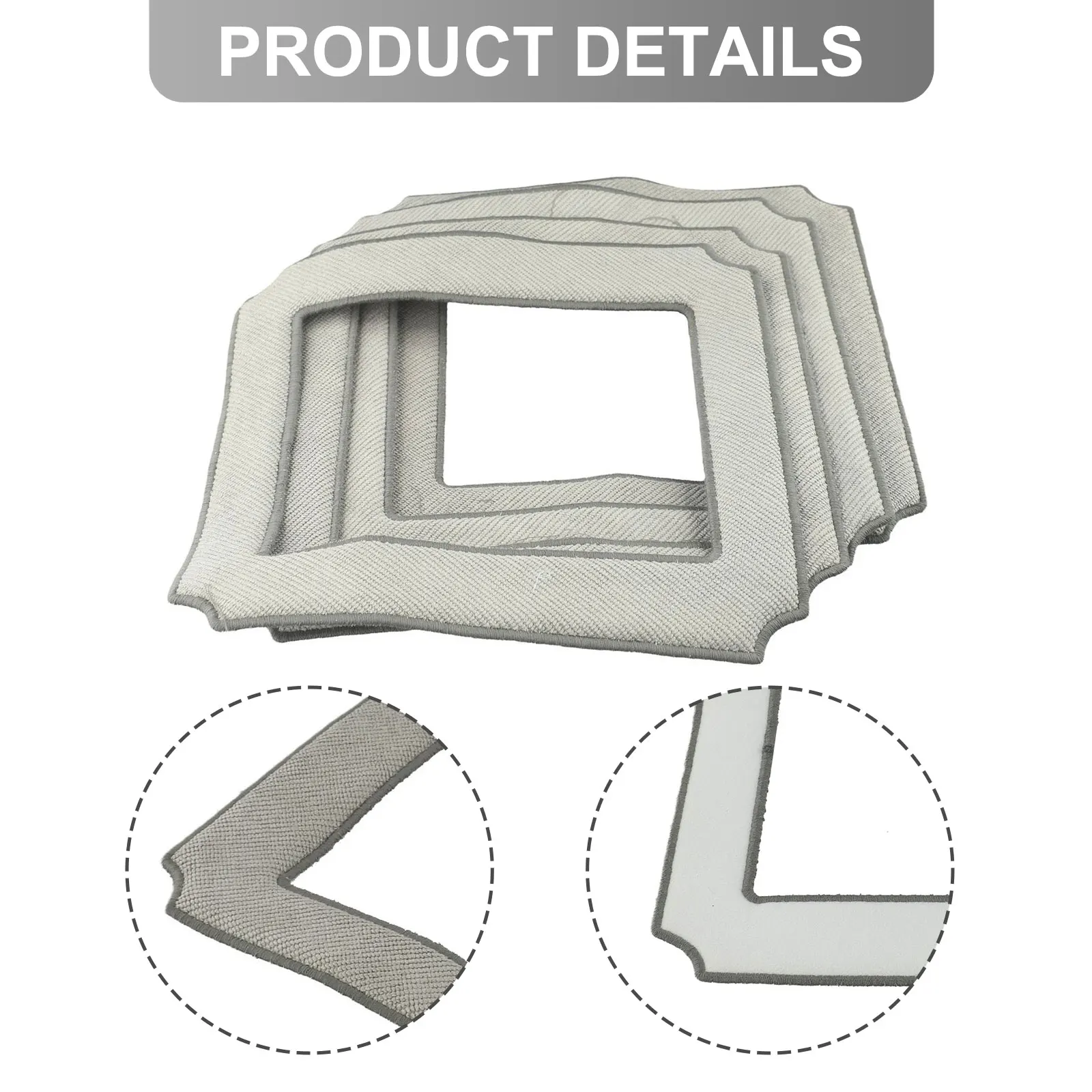 

4pcs Reusable Cleaning Cloth Replace For Win660 For Window Vacuum Cleaning Robot Househeld Cleaning Supplies