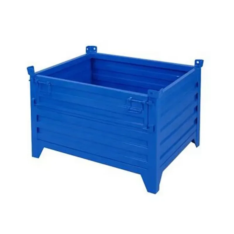 Heavy Storage Box Large Metal Box Container Pallet Steel Pallet Container Steel Pallet Box for Warehouse