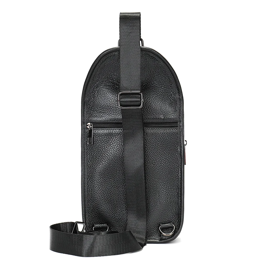 Imagem -05 - Bolsa de Couro de Couro Masculina Bolsa de Ombro Crossbody Lateral do Estilingue Casual para Negócios Mensageiro Slingback Pacote Ipad 7.9