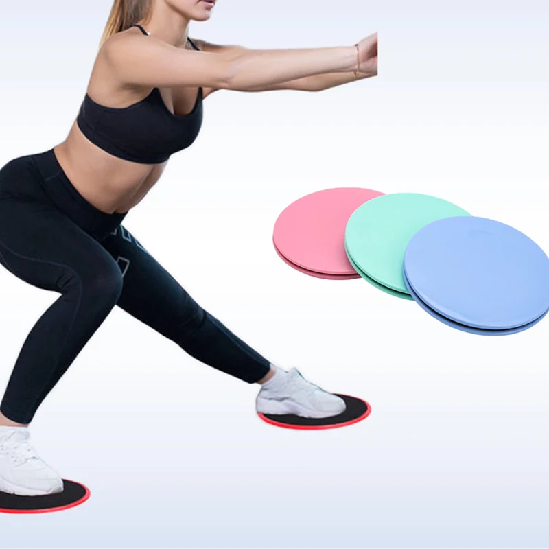 

2Pcs/Set Yoga Sliding Sliding Discs Fitness Foot Sliding Pads Workout Equipment For Abdominal Core Training Body Shaping