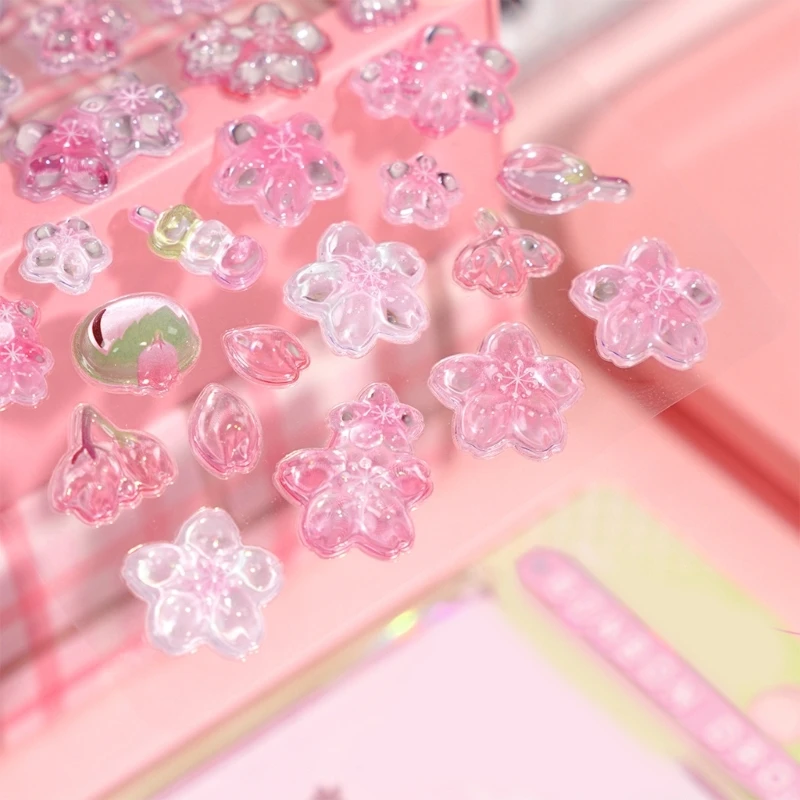 Autocollant fleurs 3D