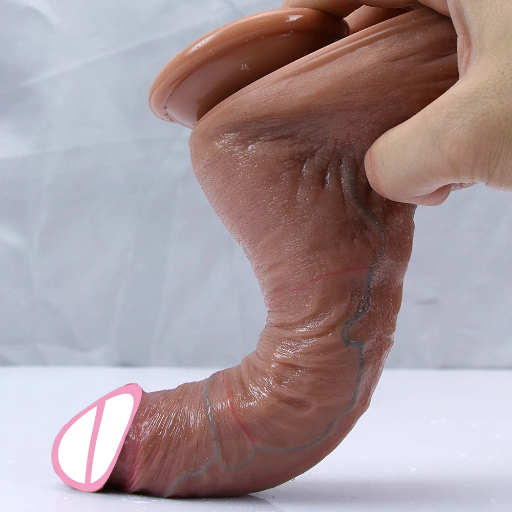 3Colors Super Realistic Makeup Dildo Real Veins Penis Perfect Texture Big Sexual Adults Product Anal Sex Toys For Woman Sexyshop