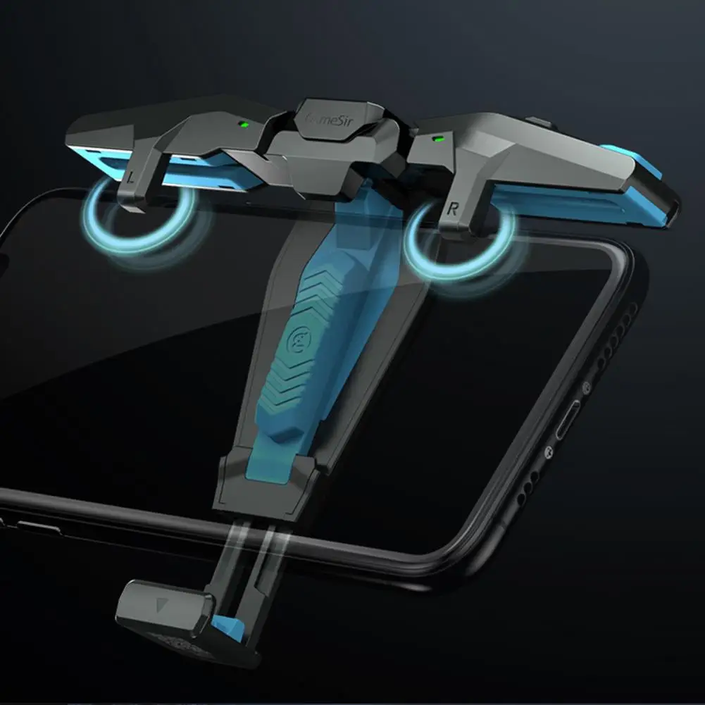 Unique Gamepad Triggers Phone Holder Portable Plug Play Shooting Game Auxiliary Gaming Trigger  Host Bracket Multifunctional