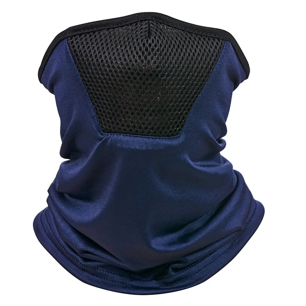 

Solid Color UV Protection Face Scarves With Neck Flap Women Sunscreen Veil Men Fishing Face Mask Summer Sunscreen Mask Ice Silk