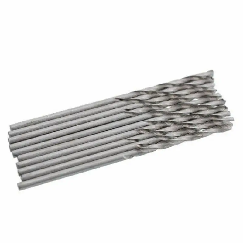 10Pcs 0.5-3.2mm HSS mini straight shank drill bit, Micro Straight Shank for  Rotary Tool & Hand Electric Drill