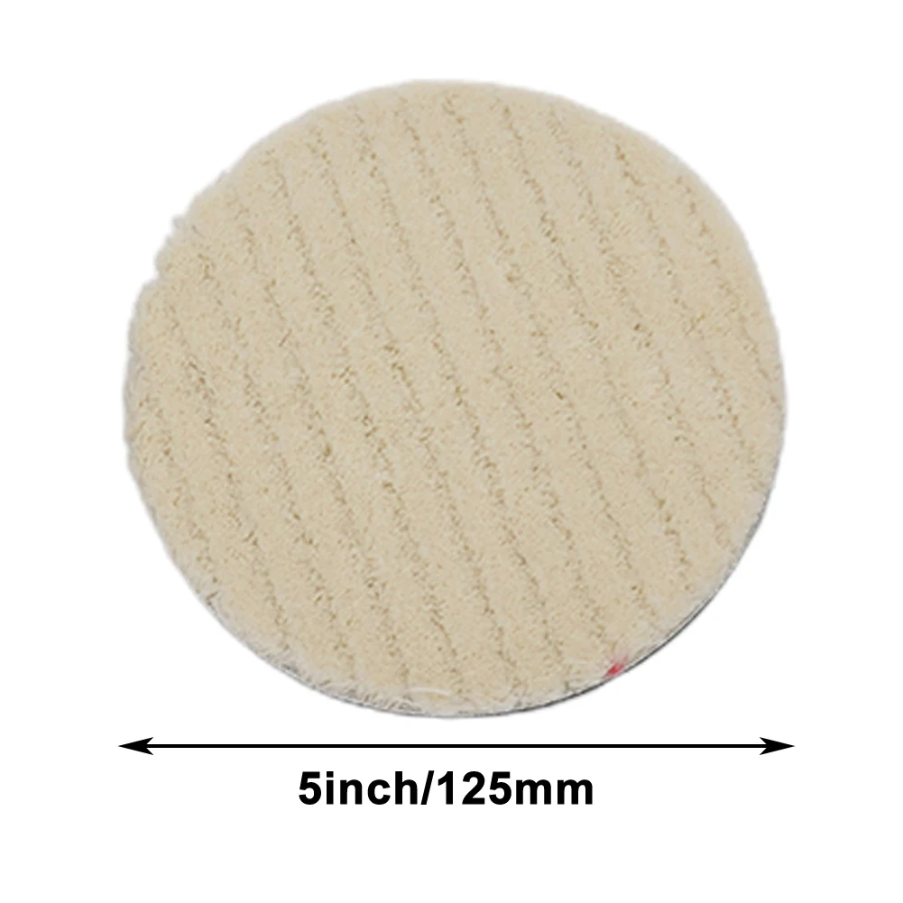 Wool Polishing Pads for Professional Waxing and Polishing of For Cars Compatible with Pneumatic and Electric Machines