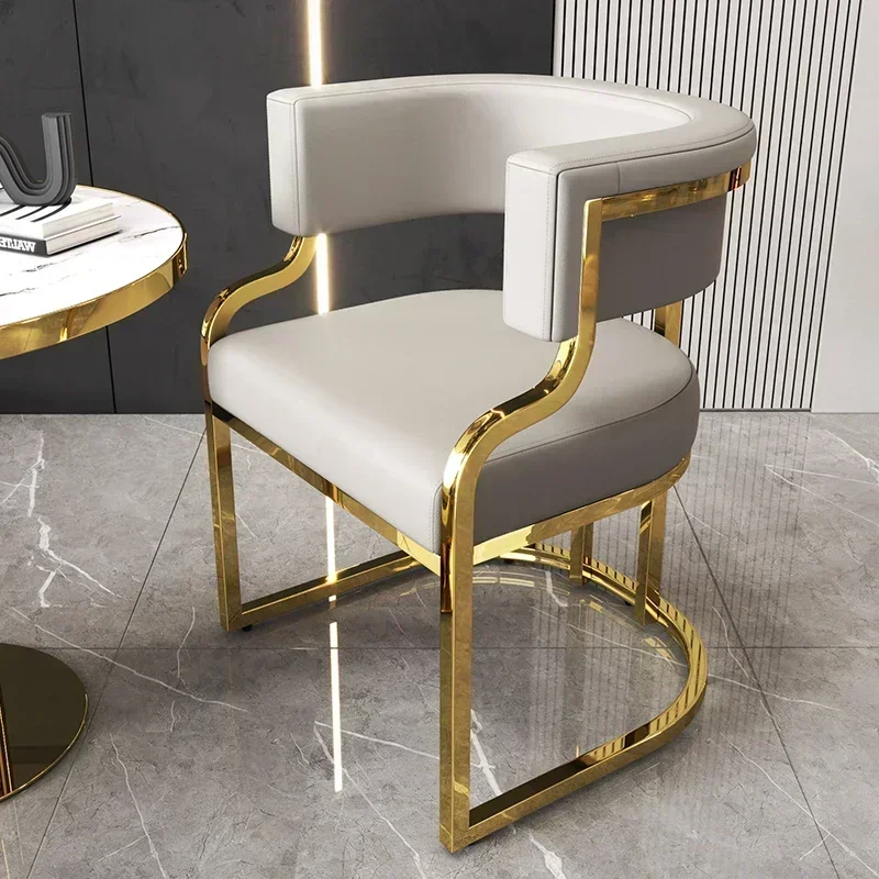 Hotel Makeup Chair Metal Floor Aesthetic Nordic Garden Chairs Accent Reading Dining Room Furniture