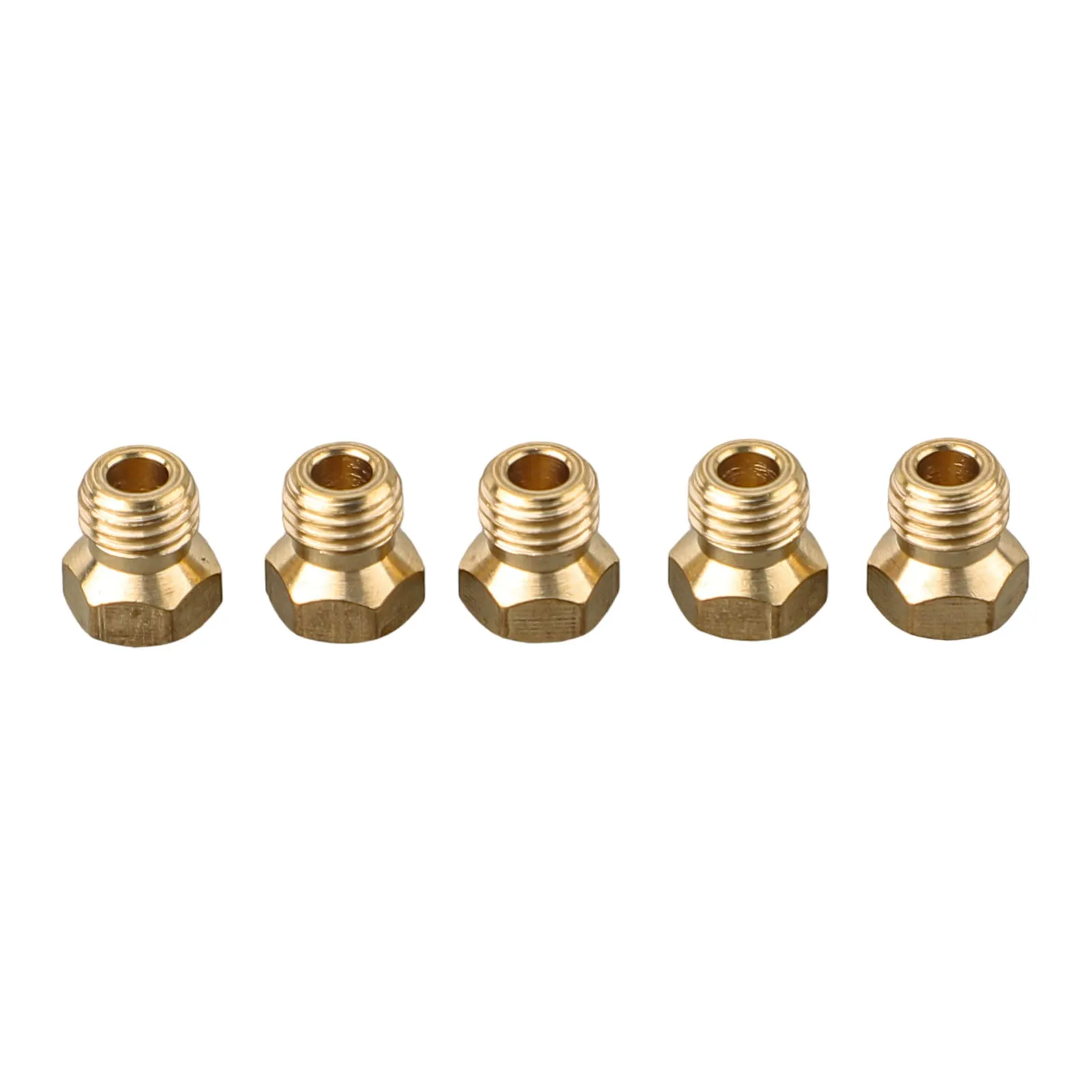 5PCS LP-G-Conversion Analyst For Gas Stove Burner Nozzle 0.5, 0.65, 0.7, 0.87, 0.95 Brass Cook Warestoves Replacem Accessories