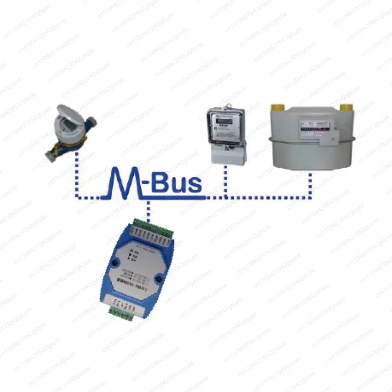 MBus / M-BUS Master To RS485 / RS232 Converter Can Be Connected To 500 Slave