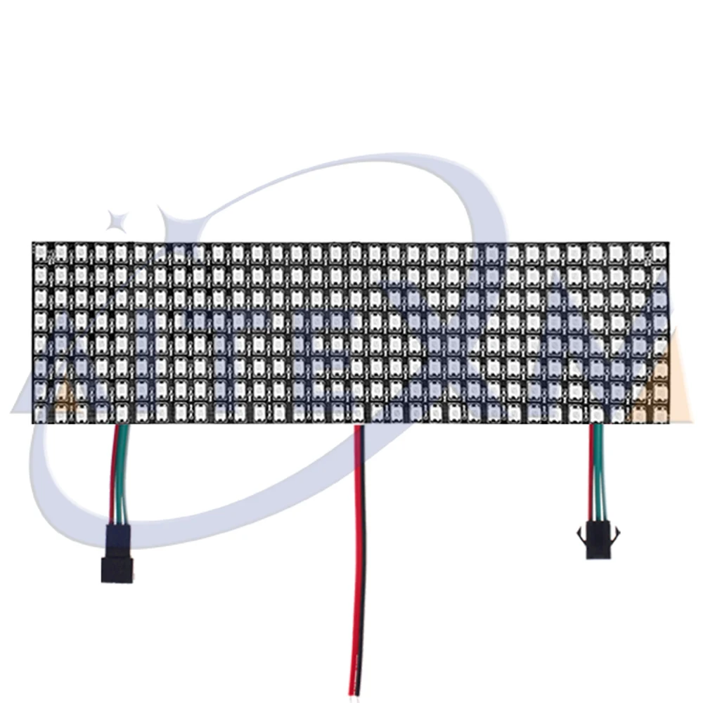 AITEXM WS2812B RGB LED Digital Flexible Individually Addressable Panel Light WS2812 8x8 16x16 8x32 Module Matrix Screen 5050