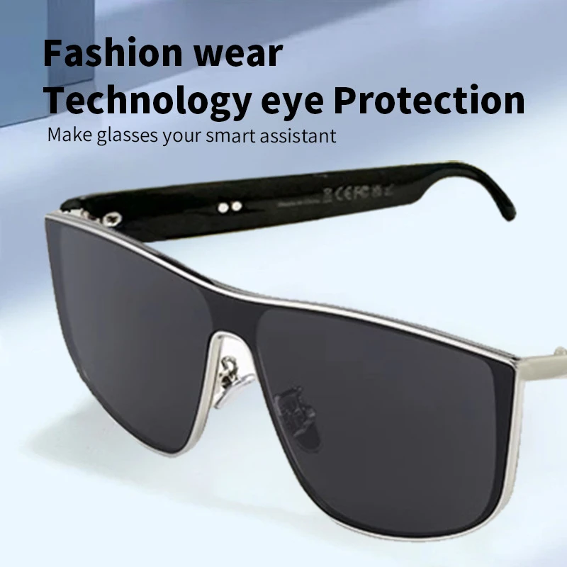 

Smart Bluetooth Glasses Listen To Songs Personalised Men And Women Senior Sense Of The Sun Audio Glasses Metal Frame Glasses