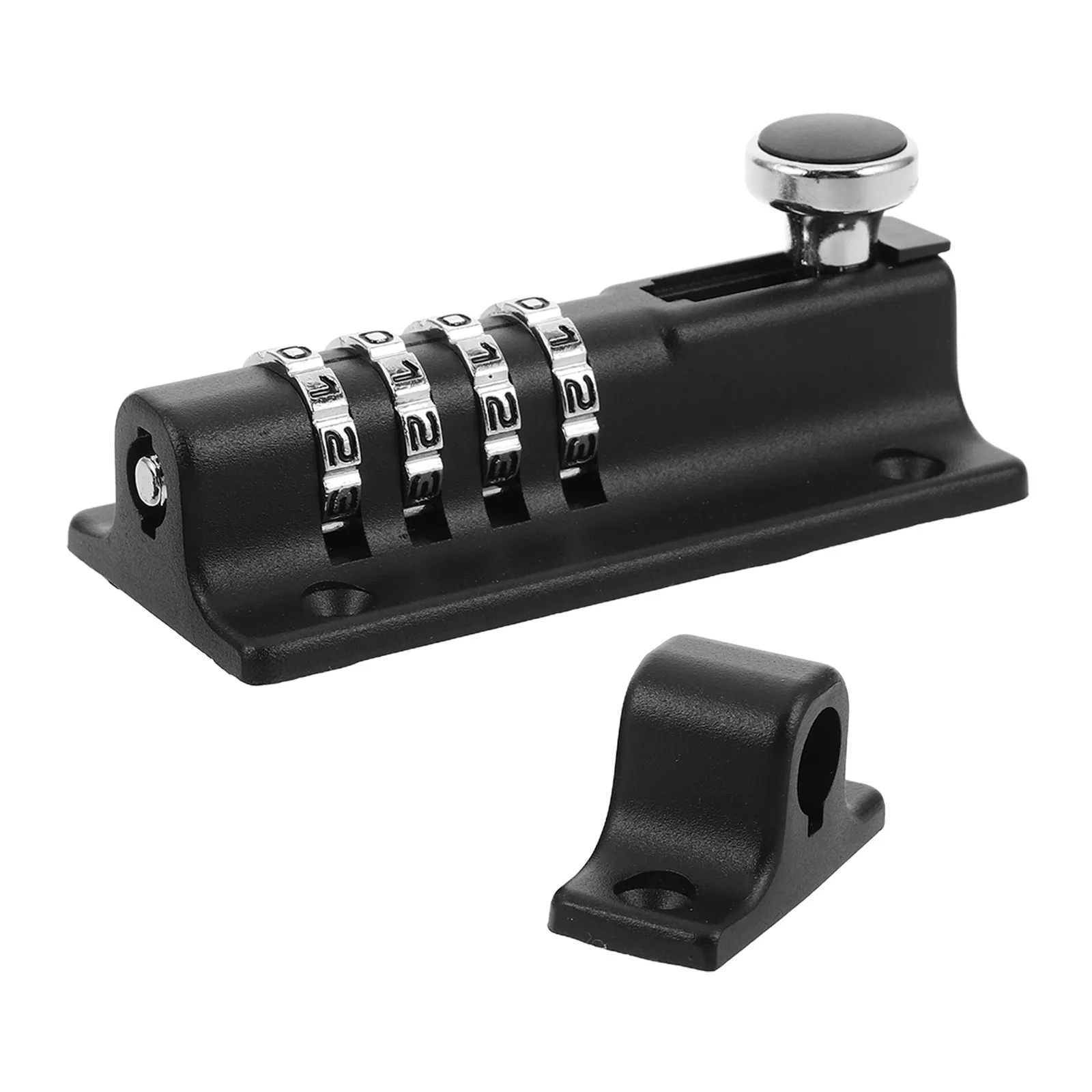 Door Lock Garden Gate Security with 4-Digit Combination Locking Bolt