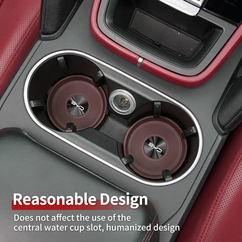 Silicone water cup mats for car interiors For BYD M6 G3 G5 T3 13 F3 F0 S6 S7 E5 E6 Tang Song Qing Yuan
