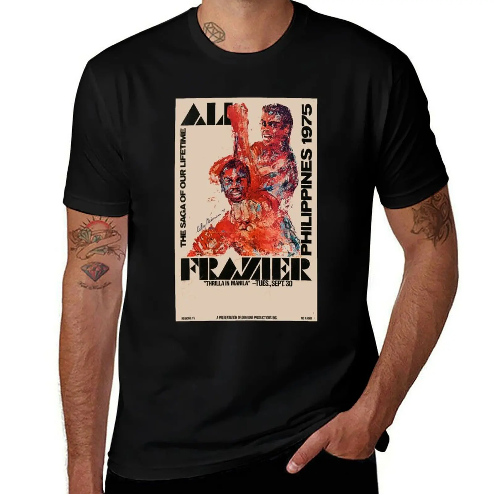 Boxing T-Shirt Big Size Short Sleeve Casual Top T-Shirt