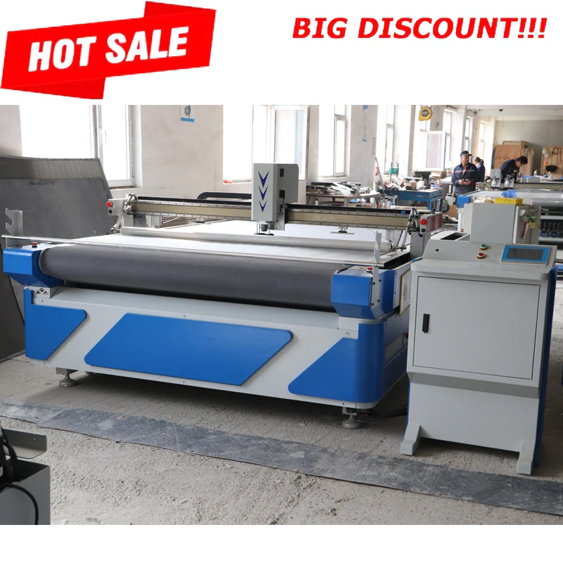 CNC Textile Cutter Machinery Automatic Feeding Many Layers Fabric Cutting Machine For Fabric Cloth Leather AKZ1625