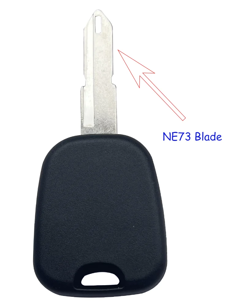 Transponder Car Key Shell Fob per Citroen C2 Fit Peugeot 207 206 NE73 Blade PCF7936 ID46 Chip