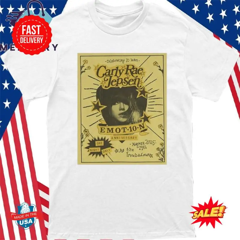 

Рубашка Carly Rae Jepsen Emotion One Night Only S-5XL