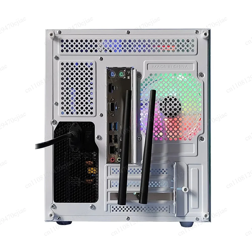 Gaming Desktop PC Full Setup Computer Tower, Complete Home Office Workstation PC Case