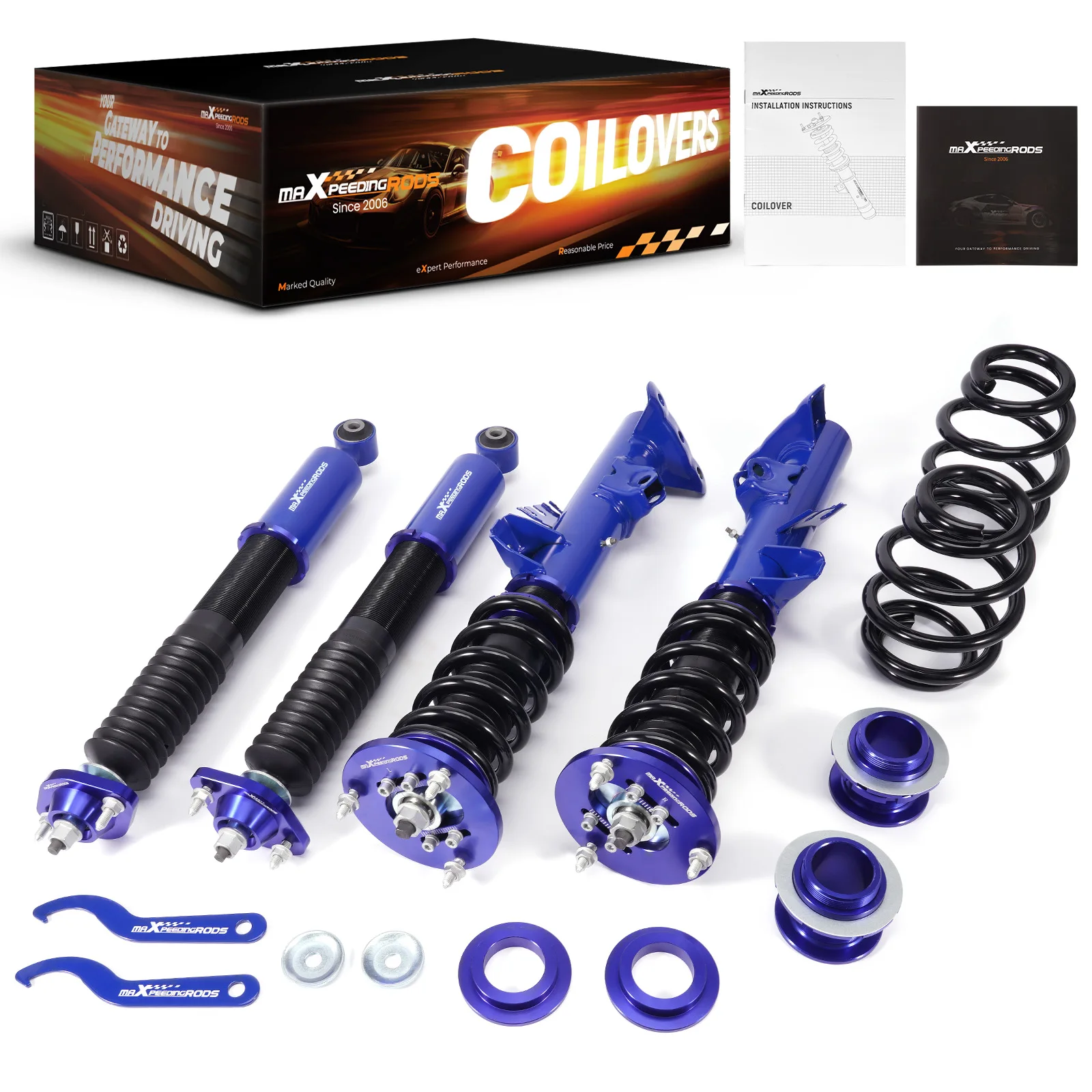

Set of 4 PCS Coilover Spring Strut for BMW 3 Series E36 318i 323i 325i 328i Blue