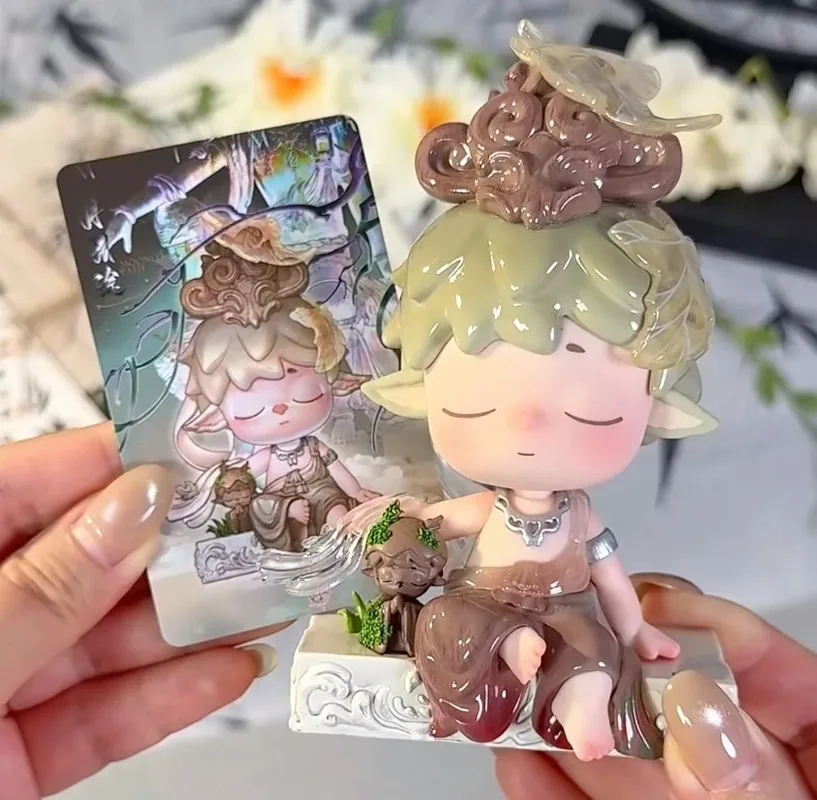 

Новая серия Mimi Echoes Of Mountains And Rivers, фигурка слепых коробок, милый настольный орнамент, модель игрушки, Mimi Mystery Box, куклы, подарки