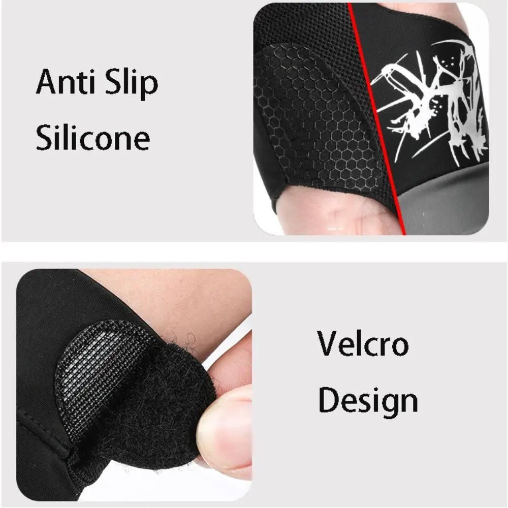 Polyester Fiber Billiards Gloves Antiskid Breathable Three Finger Gloves Thickening Wear-resistant Table Tennis Supplies