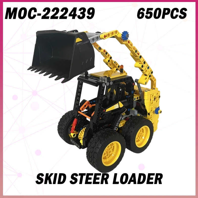 

MOC-222439 Urban Engineering Series Skid Steer Loader Building Block Model Brick Set Creative Gifts Desktop Decoration 650PCS