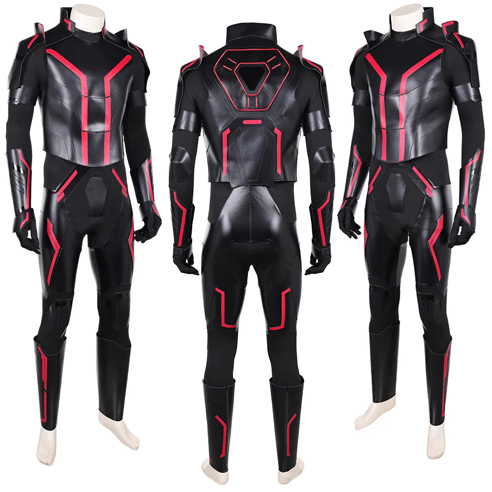 Ares Cosplay Armor Costume Adventure Game Tron Men Adult Male Disguise Roleplay Fantasia Clothing Halloween Party Carnival Suits view 2