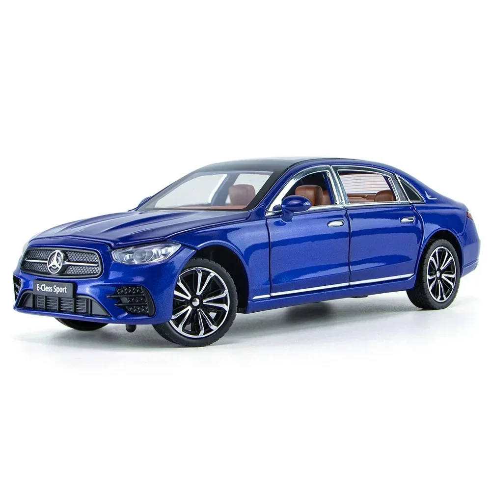 1:24 Mercedes Benz E300L E-cless Sport Simulation Diecast Metal Alloy Model car Sound Light Pull Back Collection Kids Toy Gift