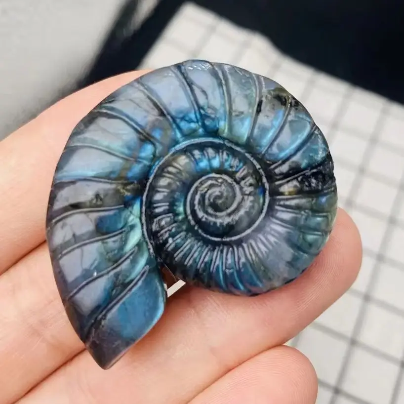 1PC Natural Labradorite Statue Carving Gorgeous Mystery Transform Flashy Reiki Crystal Meditation Healing Stone Home Decor