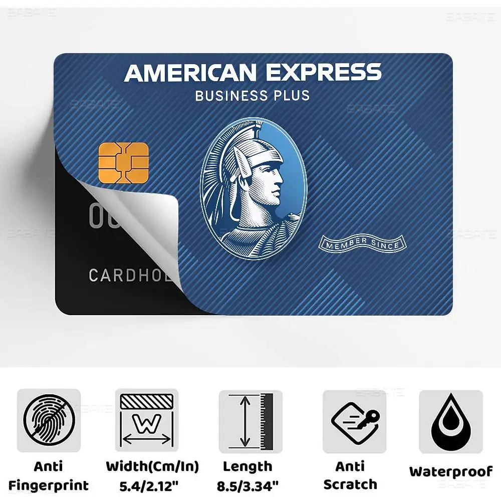 C-CenTurion Black Card Fashion Matte Gold Silver Black Matte Film Skin Sticker Tape for Bank Credit Debit Card view 6