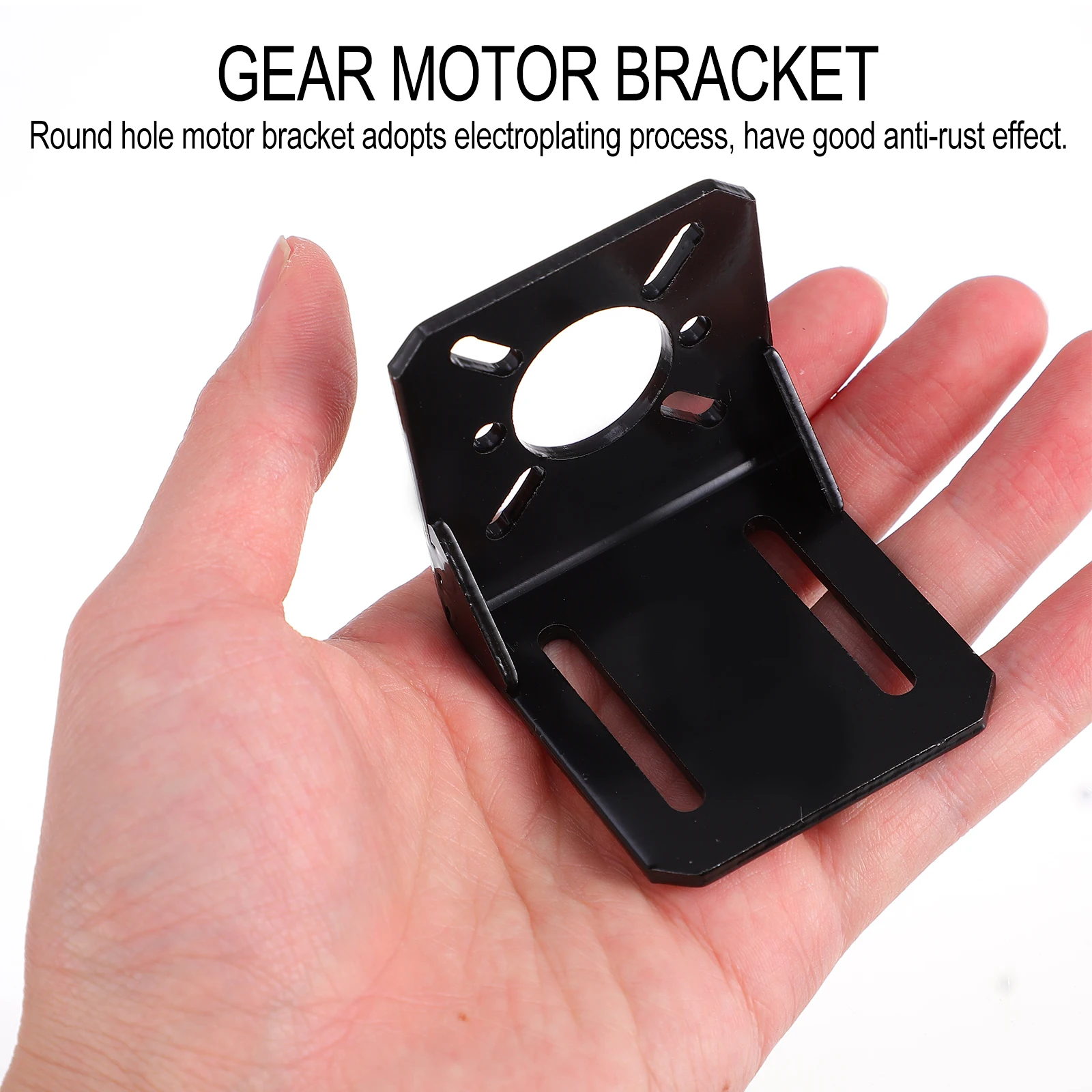 

4Pcs Premium Steel Stepper Motor Bracket 3D Printer Accessory Durable Practical Support Replacement Mounting Hardware