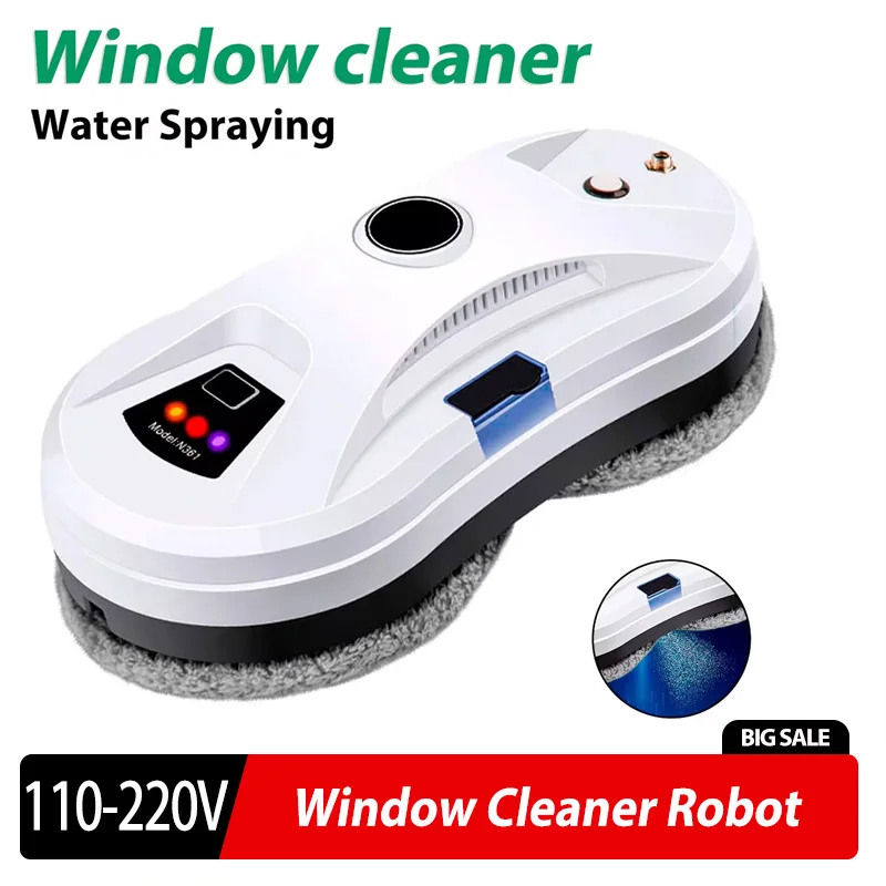 Fenster putzer Roboter Smart Wassers pray mit automatischer Wassers prüh funktion Anti-Fall Magnet glas Home Smart Reinigungs maschine