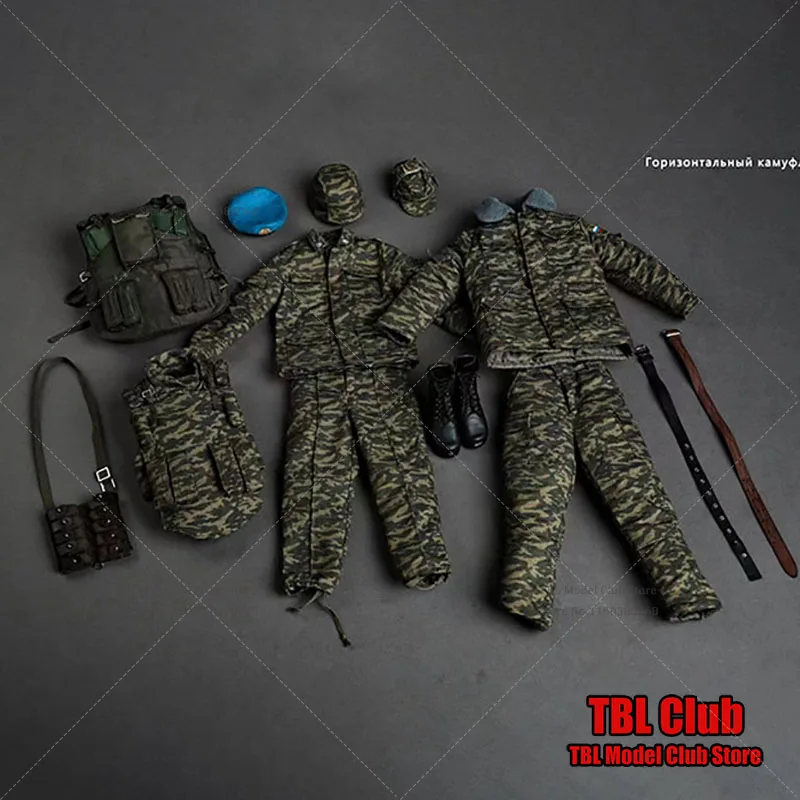 In Stock Marsdivine RUS-038 1/6 Scale Russia Soviet Camouflage Combat Uniform Set Fit 12'' Male Solider Action Figure Body Doll