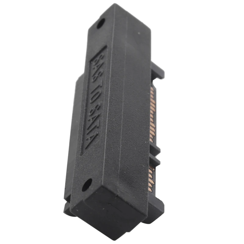 Right Angled 90 Degree SFF-8482 SAS 22 Pin To 7 Pin + 15 Pin SATA Hard Disk Drive Raid Adapter