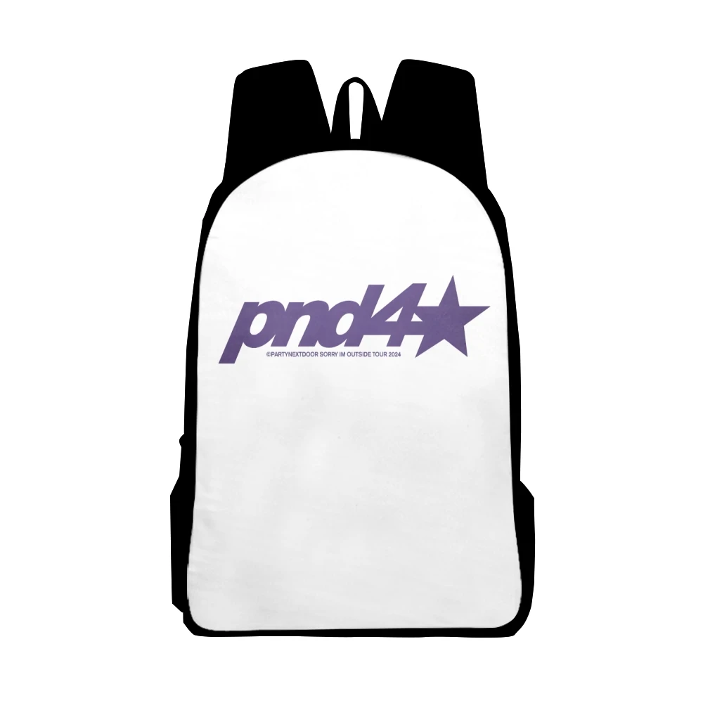 Partynextdoor Pnd Tour 24 Backpack Women Men Shoulders Bag Casual Fashion Daypack Unisex Travel Bags