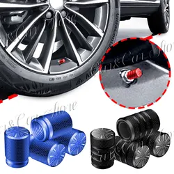 4Pcs Car Styling Time Space Tunnel Trunk Emblem Wheel Tire Valve Caps Tyre Stem Cover Airdust Waterproof For Tesla Model 3 X Y S