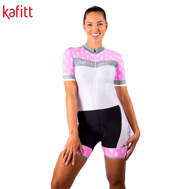 

KAFITT Conjunto Cats Roupas Feminina Bicycle Jumpsuit Ropa Para Mujer Long Sleeve Cycling Skinsuit Triathlon Women's Clothing