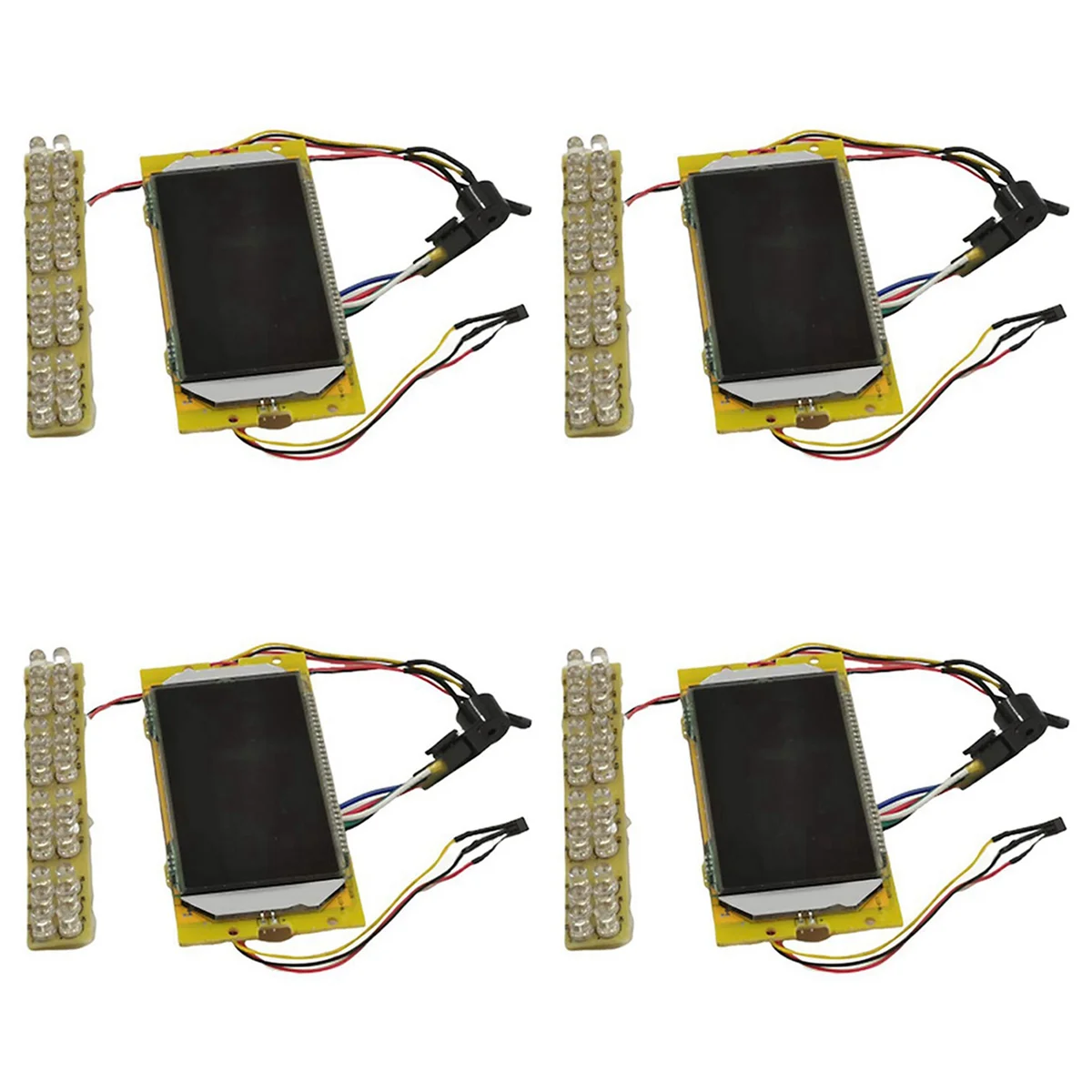 

4X 36V Electric Scooter Display LCD Screen 8 Inches Electric Scooter Replacement Accessories Suitable for S1 S2 S3