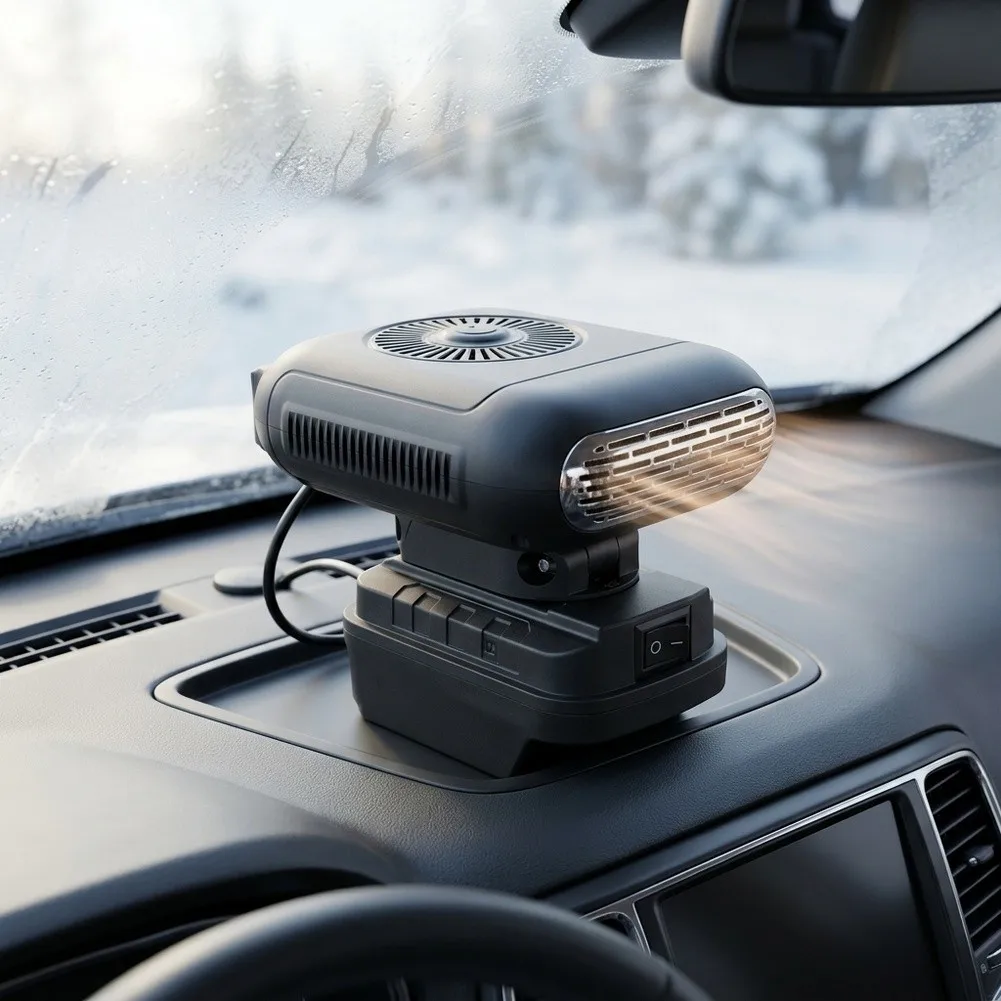 24V Vehicle Heater for Cold Weather Operation - Electric Heater for Interior Warming and Windscreen Defrosting