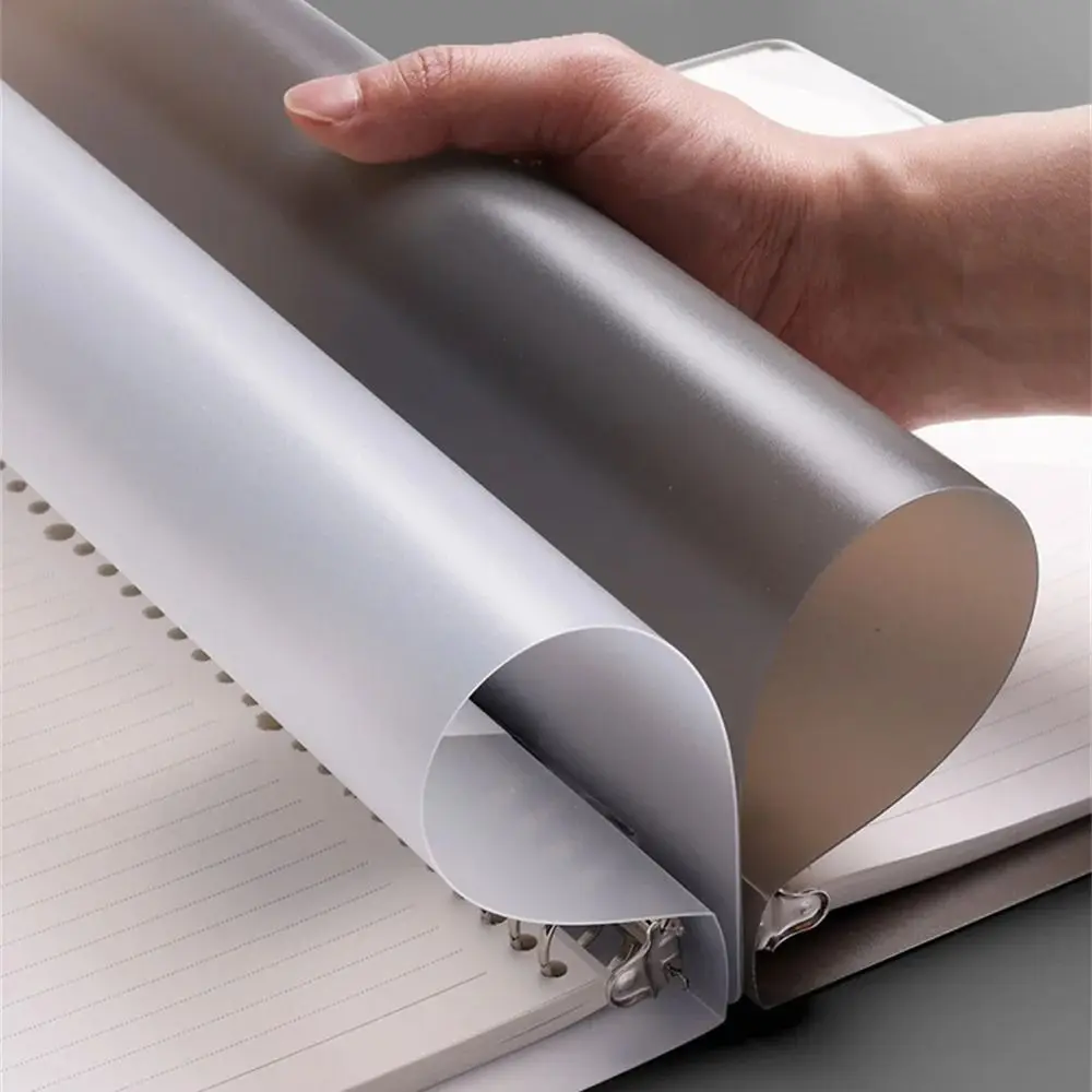 1Pcs Only Shell Binder Cover A4/B5/A5 Loose-Leaf Notebook Shell Waterproof Transparent Inner Core Cover