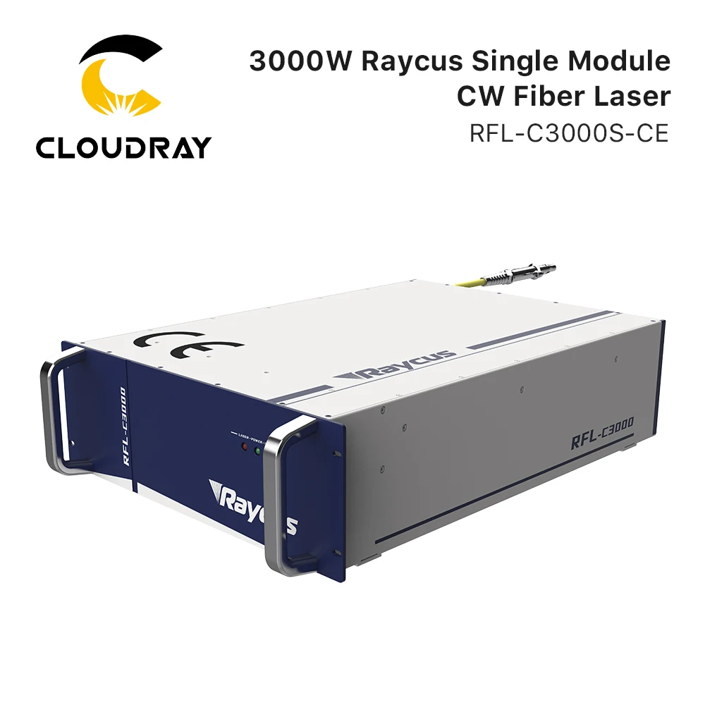 Cloudray BM98 Raycus Single Module CW Fiber Laser Source 3000W