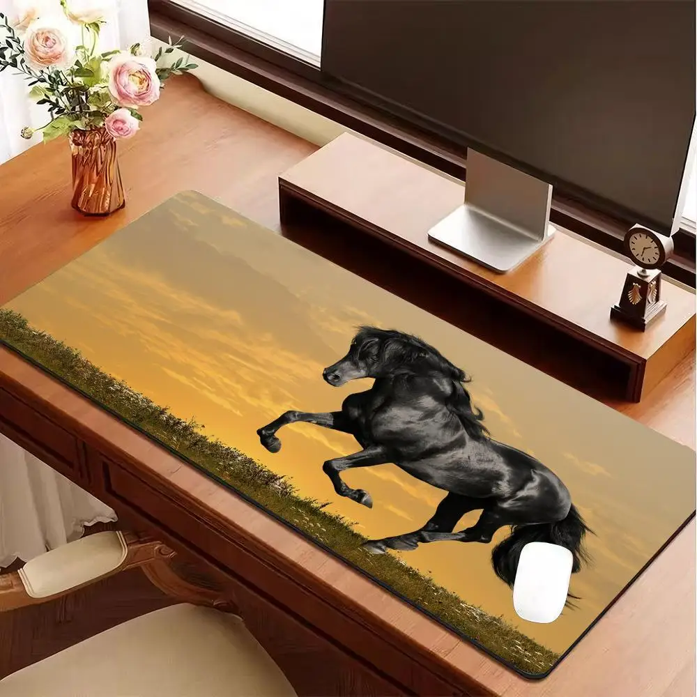 

Коврик для мыши Horse Mousepad, настольный коврик с подкладкой, игровые аксессуары, Prime Gaming, XXL коврик для клавиатуры, коврик с прошитыми краями