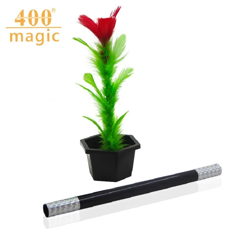 

Small Magic Wand Turns Into Flower Pot + Wand + Flower Children Perform Magic Toys Magic Props